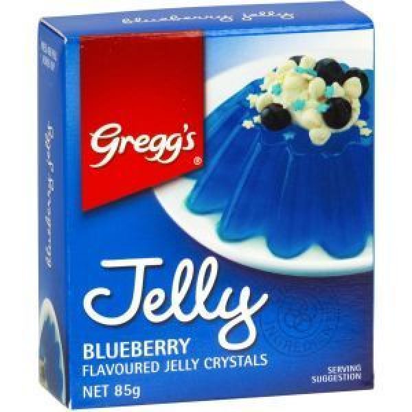Greggs Jelly Crystals Blueberry Flavoured