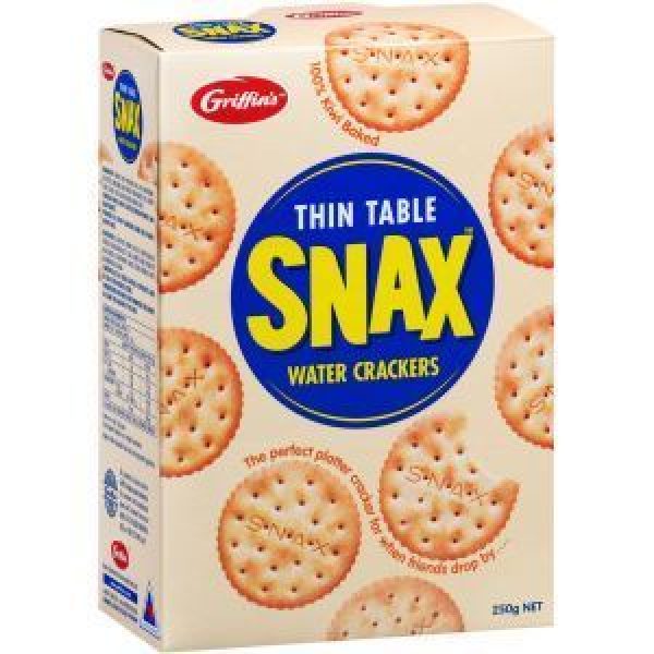 Griffins Snax Crackers Table Water