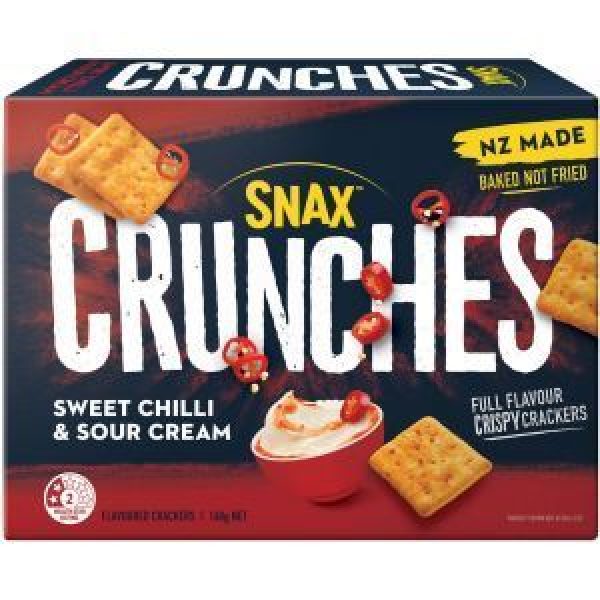 Griffins Snax Crunches Crackers Sweet Chilli & Sour Cream