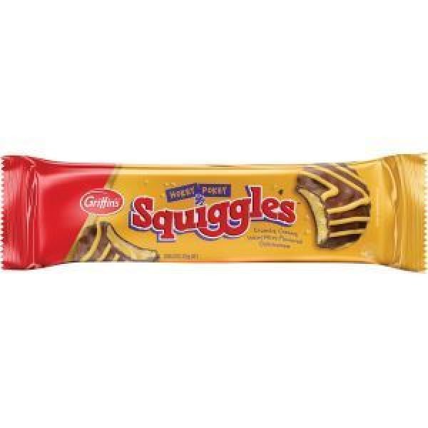 Griffins Squiggles Chocolate Biscuits Hokey Pokey