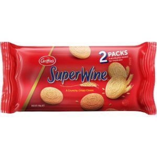 Griffins Wine Biscuits Superwine Twin Pack