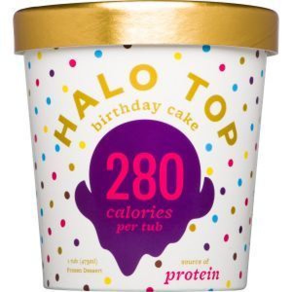 Halo Top Ice Cream Birthday Cake