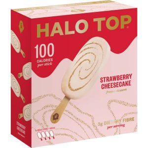 Halo Top Ice Cream On Stick Strawberry Cheesecake Reviews - Black Box