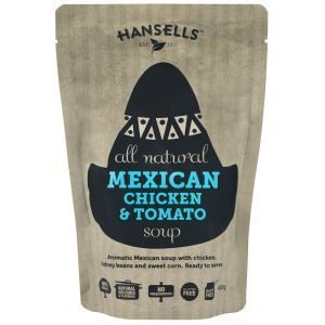 Hansells Natural Pouch Soup Mexican Chicken & Tomato