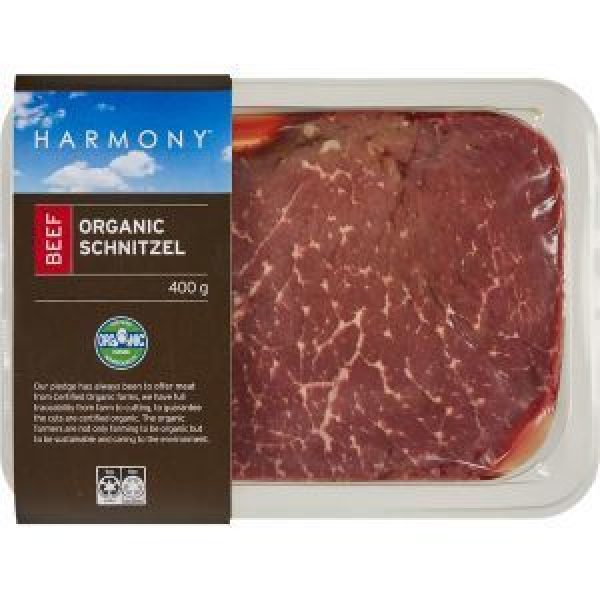 Harmony Organic Organic Beef Schnitzel