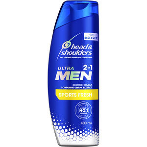 Head & Shoulders Men Shampoo & Conditioner Sports Fresh 2 In 1