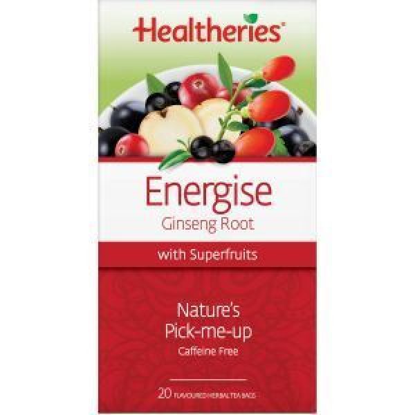 Healtheries Energise Herbal Tea Ginseng With Superfruits
