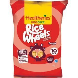 Healtheries Kidscare Rice Snacks Rice Wheels Burger 180g