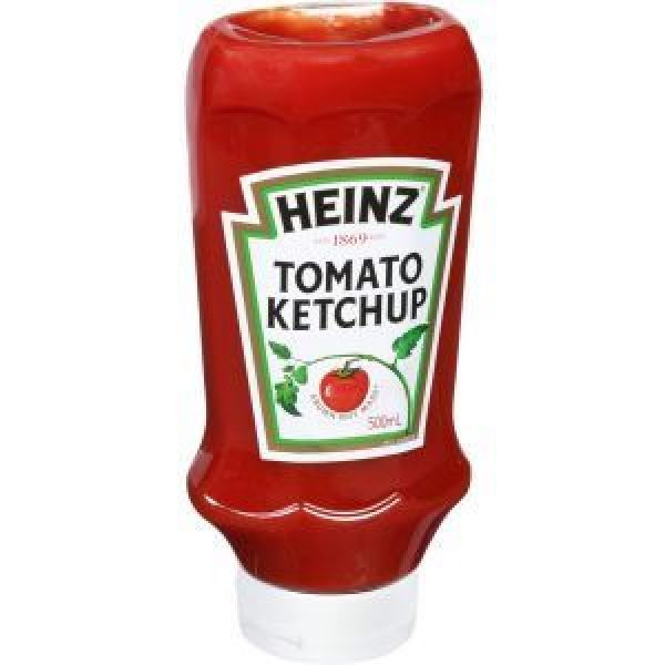 Heinz Ketchup Tomato Upside Down