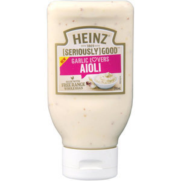 Heinz Seriously Good Aioli Squeezy Garlic Lovers