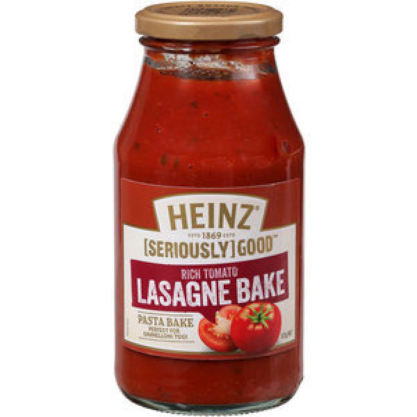 Heinz Seriously Good Pasta Sauce Lasagne Pasta Bake