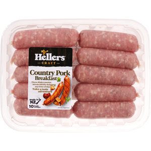 Hellers Sausages Country Pork Breakfast