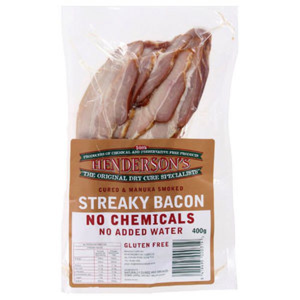 Hendersons Streaky Bacon