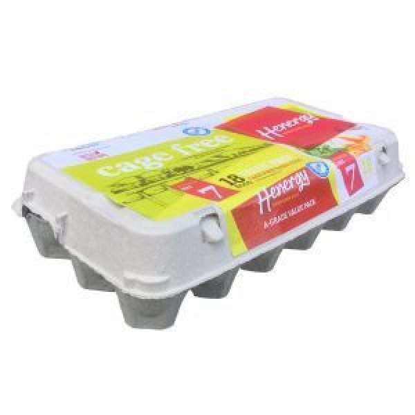Henergy Eggs 18pk Cage Free Size 7