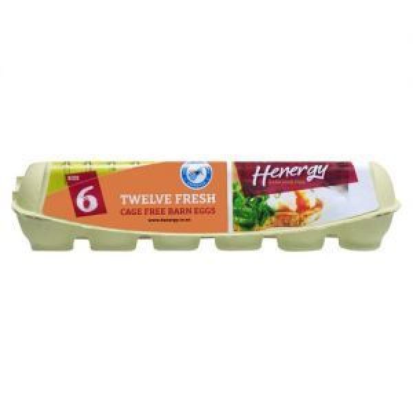 Henergy Eggs Dozen Cage Free Size 6