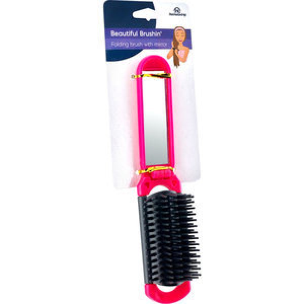 Home Living Hair Brush Folding With Mirror