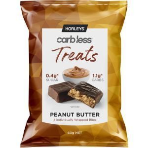 Horleys Carbless Treats Nutrition Bar Peanut Butter