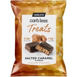 Horleys Carbless Treats Nutrition Bar Salted Caramel