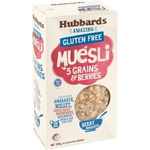 Hubbards Amazing Gluten Free Muesli 5 Grain & Berry