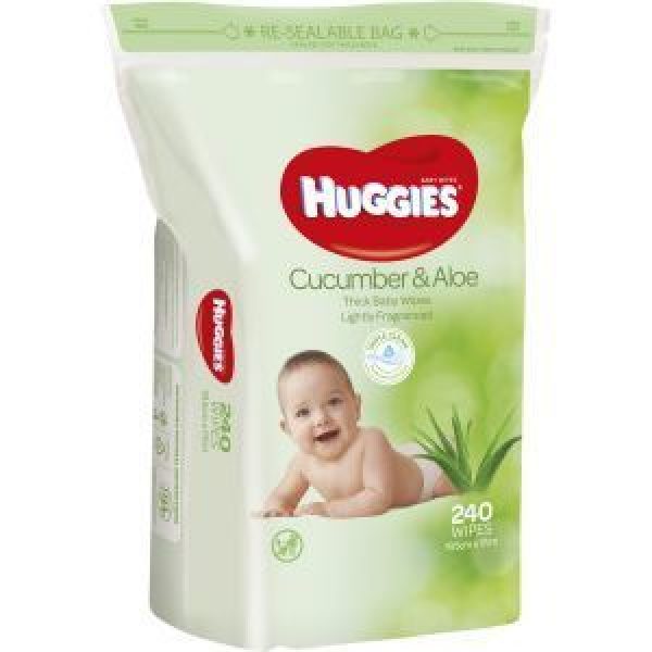 Huggies Baby Wipes Cucumber & Aloe