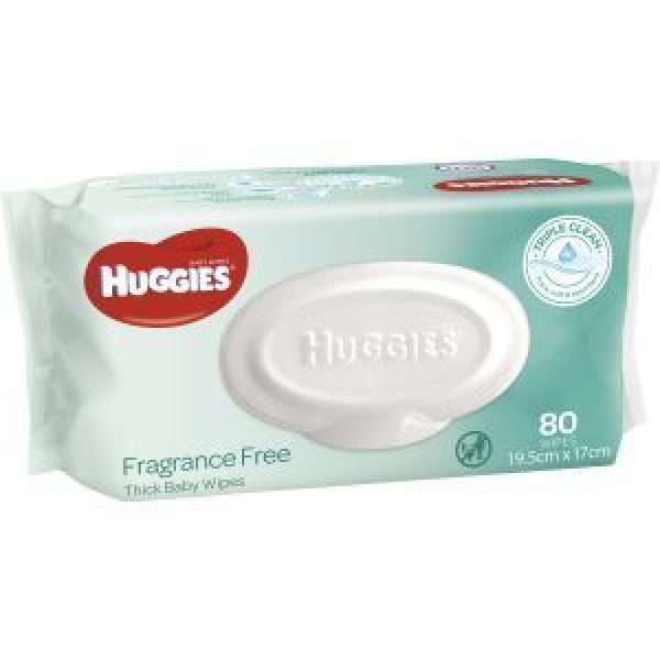 Huggies Baby Wipes Unscented Refill