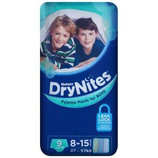 Huggies Drynites Bed Wetting Boy 8-15 Yrs