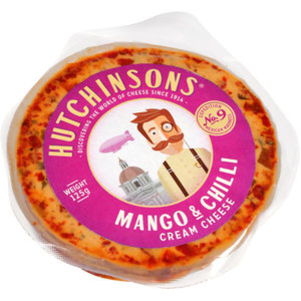Hutchinsons Mango & Chilli Cream Cheese 125g