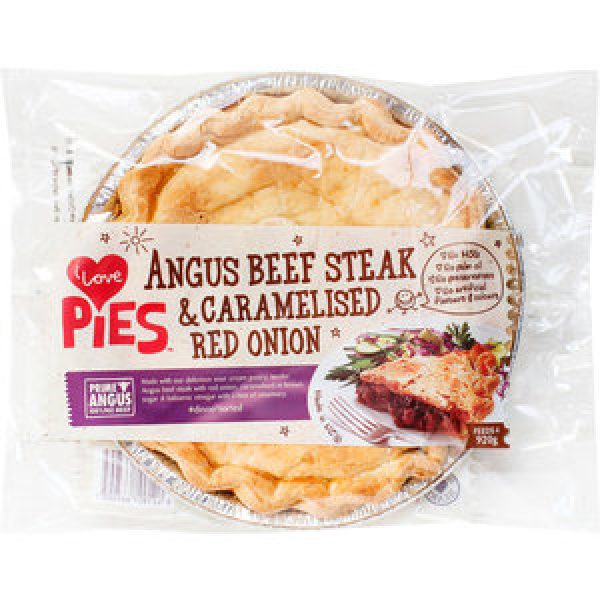 I Love Pies Fresh Family Pie Angus Beef & Caramelised Onion