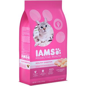 Iams Dry Cat Food Digestion- Chicken & Turkey