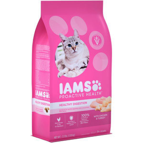 Iams Dry Cat Food Digestion- Chicken & Turkey