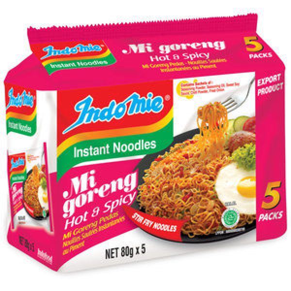 Indomie Instant Noodles Multi Pack Hot & Spicy