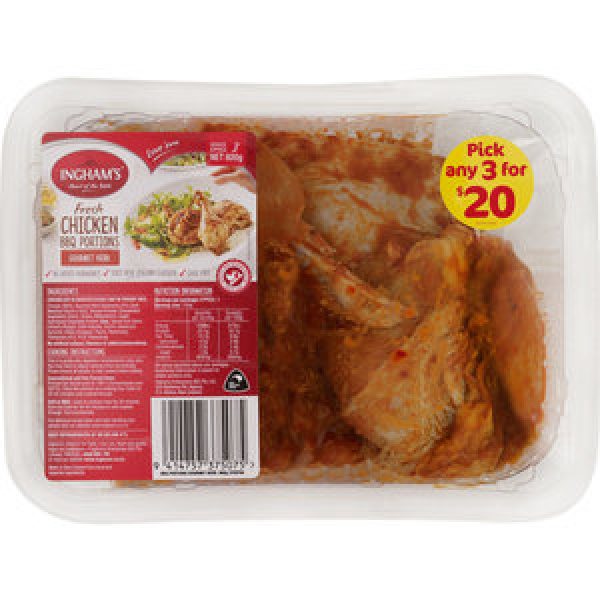 Inghams Chicken Portions Bbq Gourmet Herb