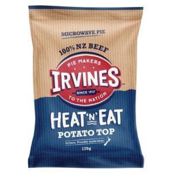 Irvines Frozen Pie Potato Top
