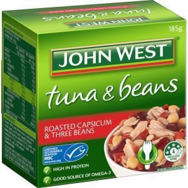 John West Tuna Roasted Capsicum & 3 Beans