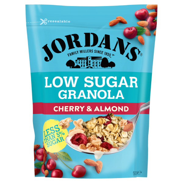 Jordans Granola Low Sugar Granola – Cherry & Almond