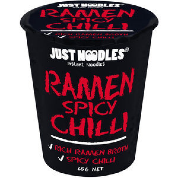 Just Foods Instant Noodles Cup Ramen Spicy Chilli