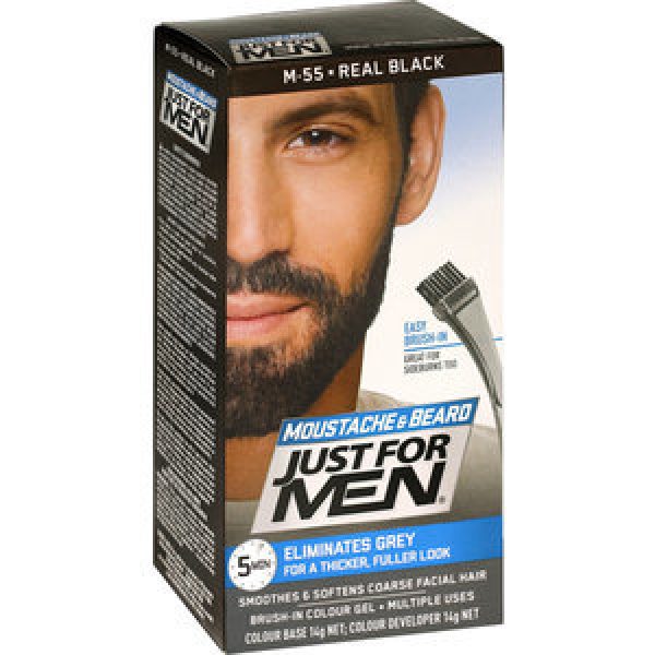 Just For Men Beard Care Black Facial Hair Color