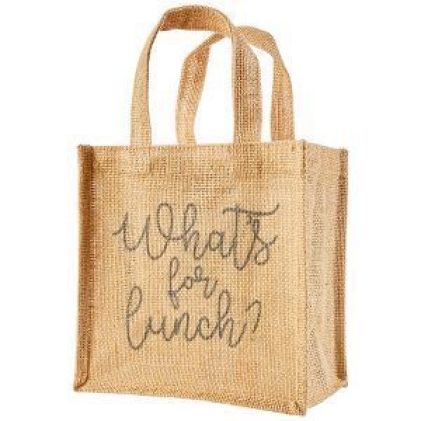 Jute Reusable Lunch Bag