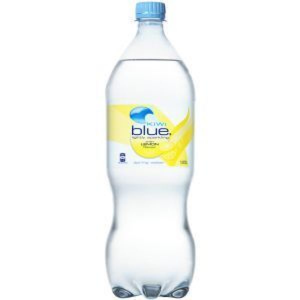 Kiwi Blue Sparkling Water Lightly Lemon