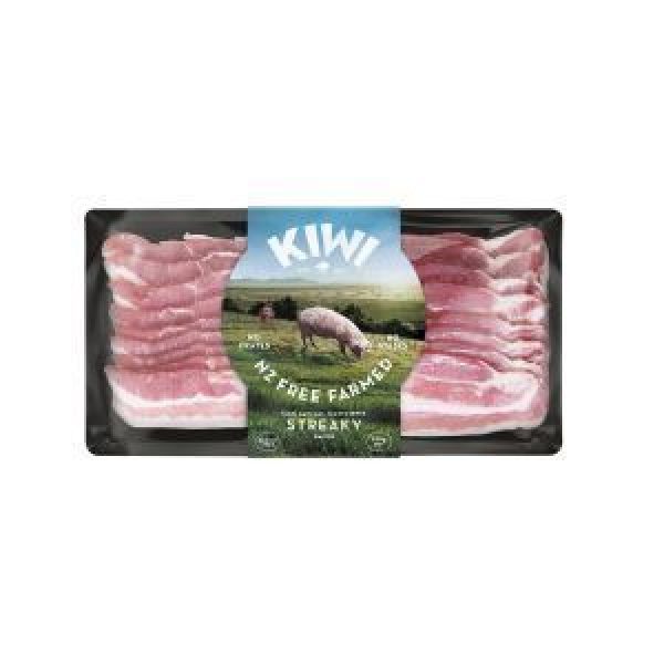 Kiwi Natural Streaky Bacon