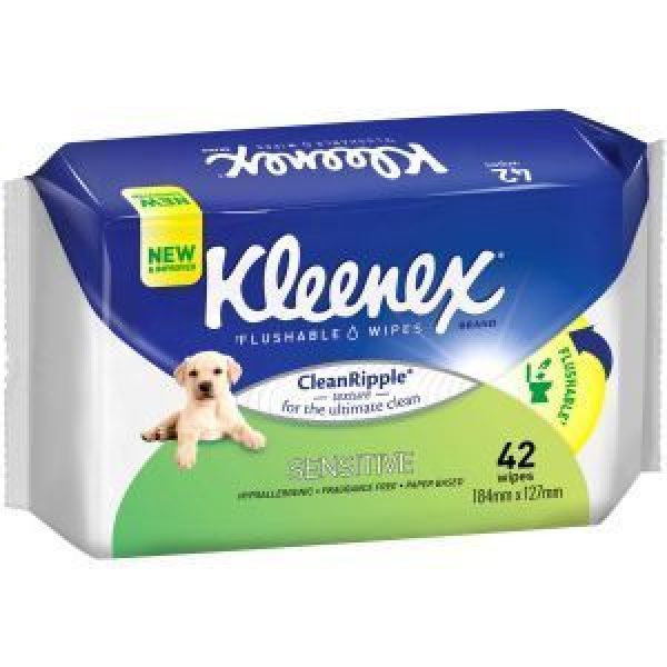 Kleenex Flushable Toilet Wipes Sensitive Reviews Black Box