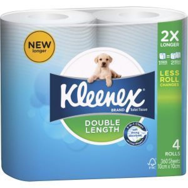 Kleenex Toilet Paper 4pk Double Length Reviews Black Box