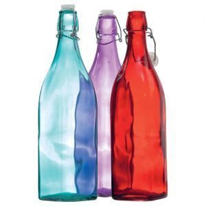 Korbond Water Bottle Coloured Glass