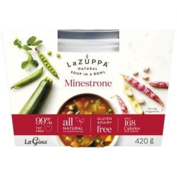 La Zuppa Soup Bowl Minestrone Microwave