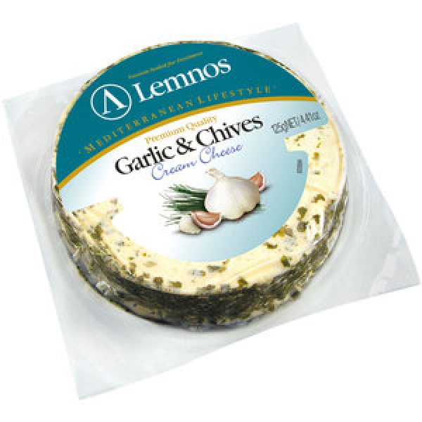 Lemnos Flavoured Cheese Garlic & Chives Wheel