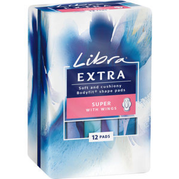Libra Extra Pads Super With Wings