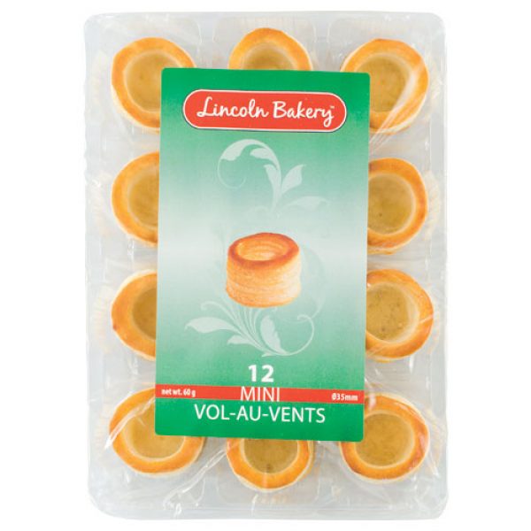 Lincoln Bakery Vol Au Vents Minis 60g