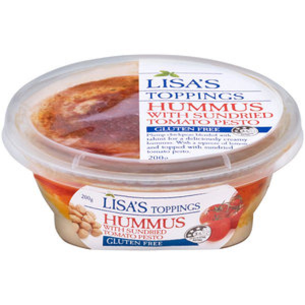 Lisas Toppings Dip With Tomato Pesto