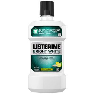 Listerine Mouth Rinse Bright White