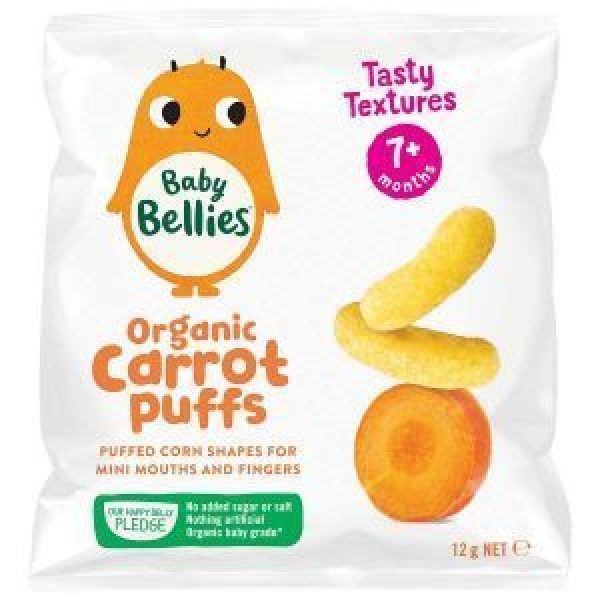 Baby Bellies Organic Carrot Puffs 12g